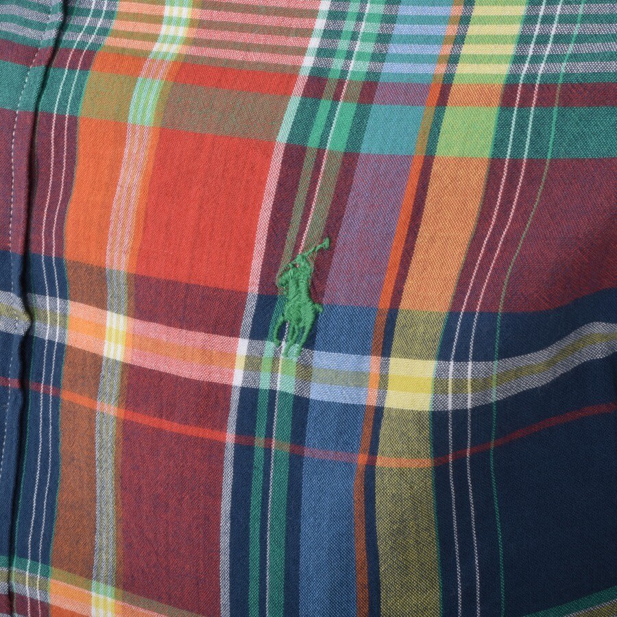 Alternative Image for ProductRalph Lauren Madras Long Sleeve Shirt Red3