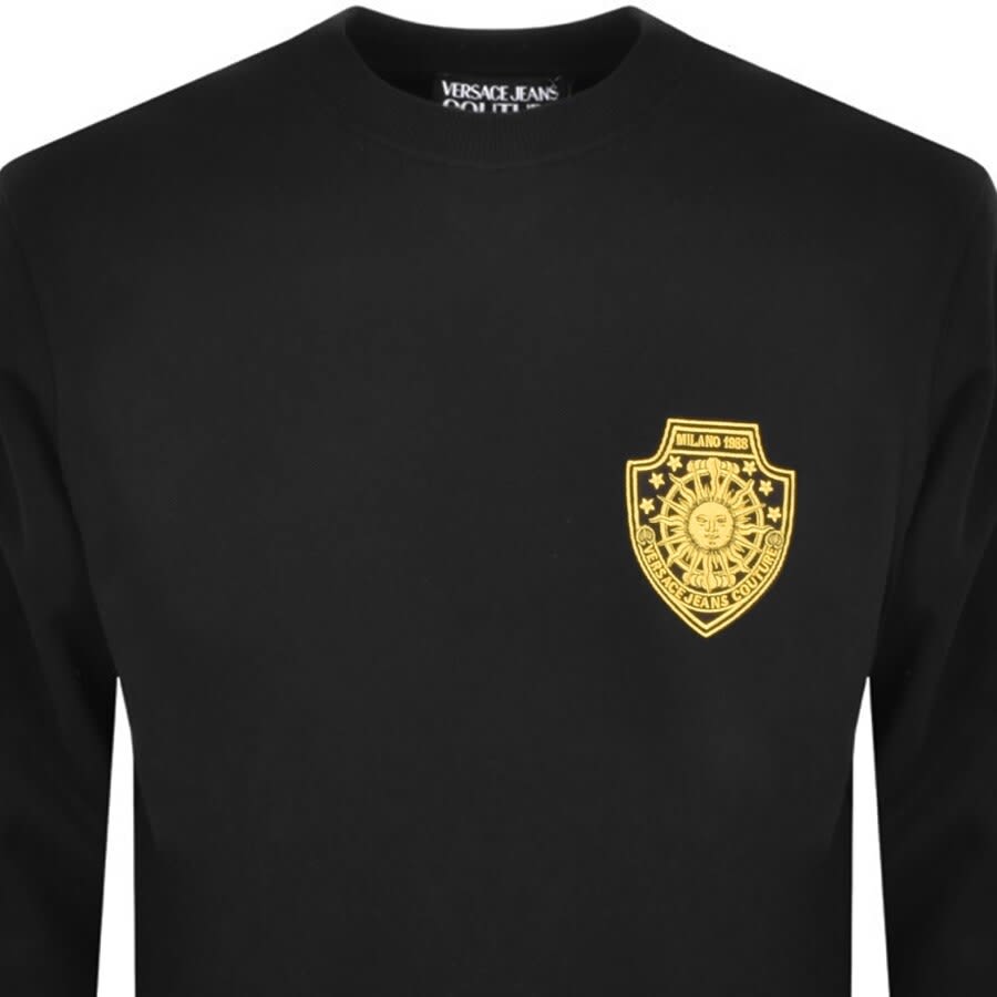 Alternative Image for ProductVersace Jeans Couture Sun Crew Sweatshirt Black2