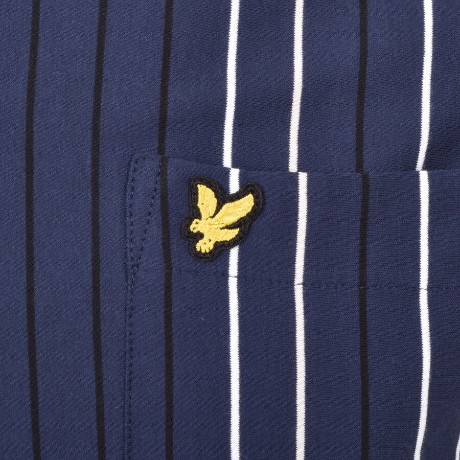 Alternative Image for ProductLyle And Scott Multi Stripe T Shirt Navy3