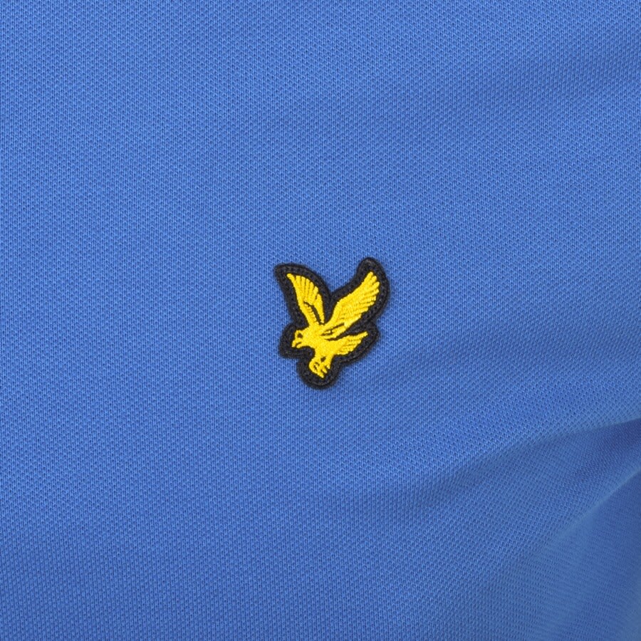 Alternative Image for ProductLyle And Scott Long Sleeved Polo T Shirt Blue3