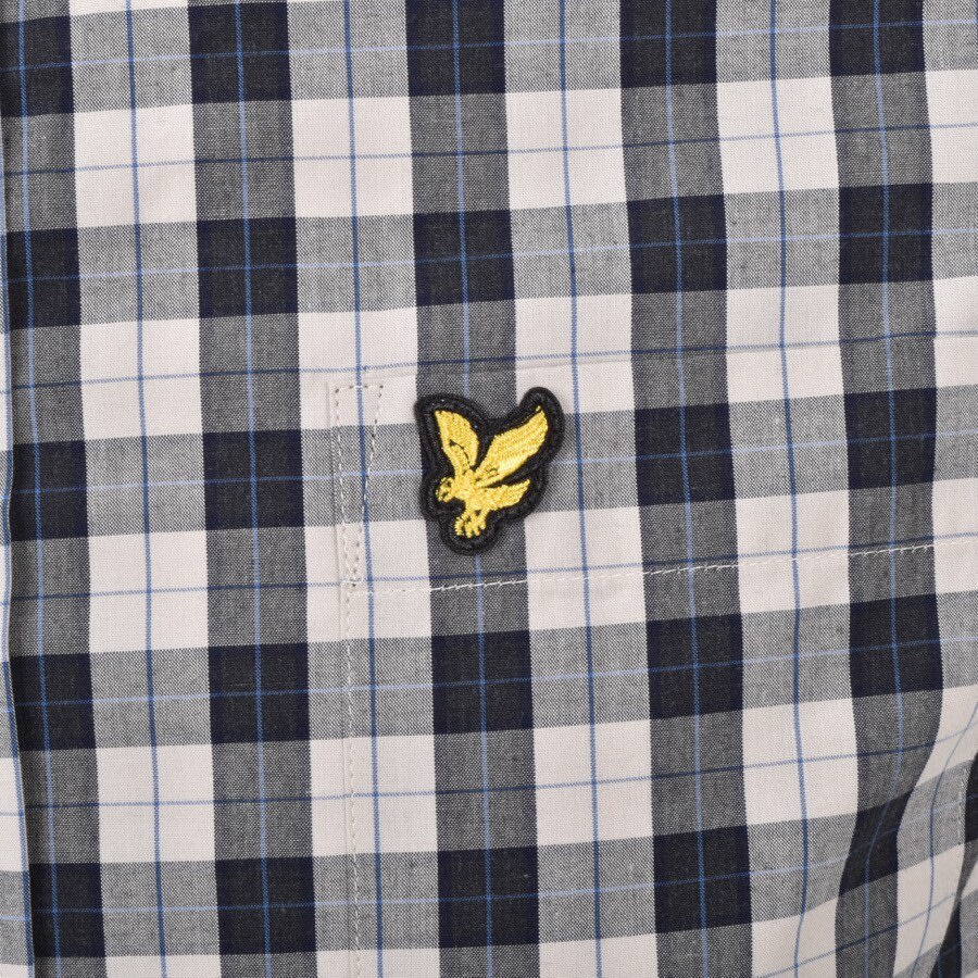 Alternative Image for ProductLyle And Scott Poplin Long Sleeve Shirt Grey3