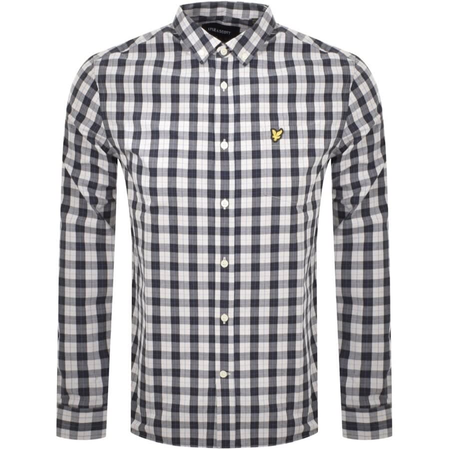 Alternative Image for ProductLyle And Scott Poplin Long Sleeve Shirt Grey1