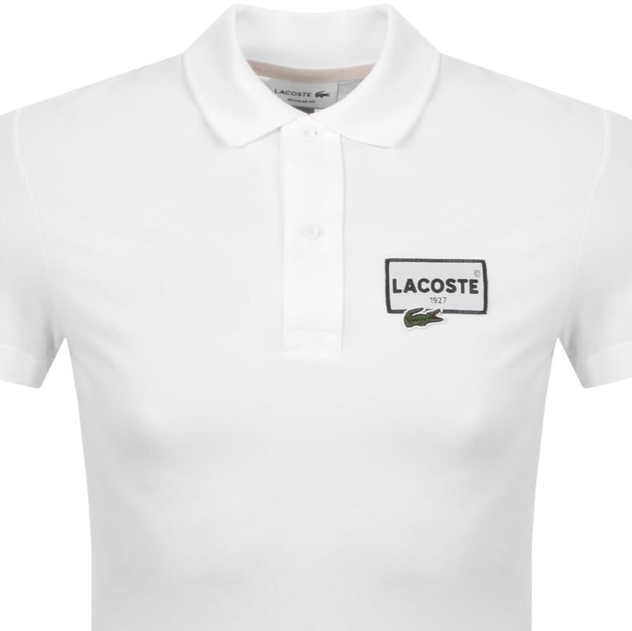 Alternative Image for ProductLacoste Short Sleeved Polo T Shirt White2