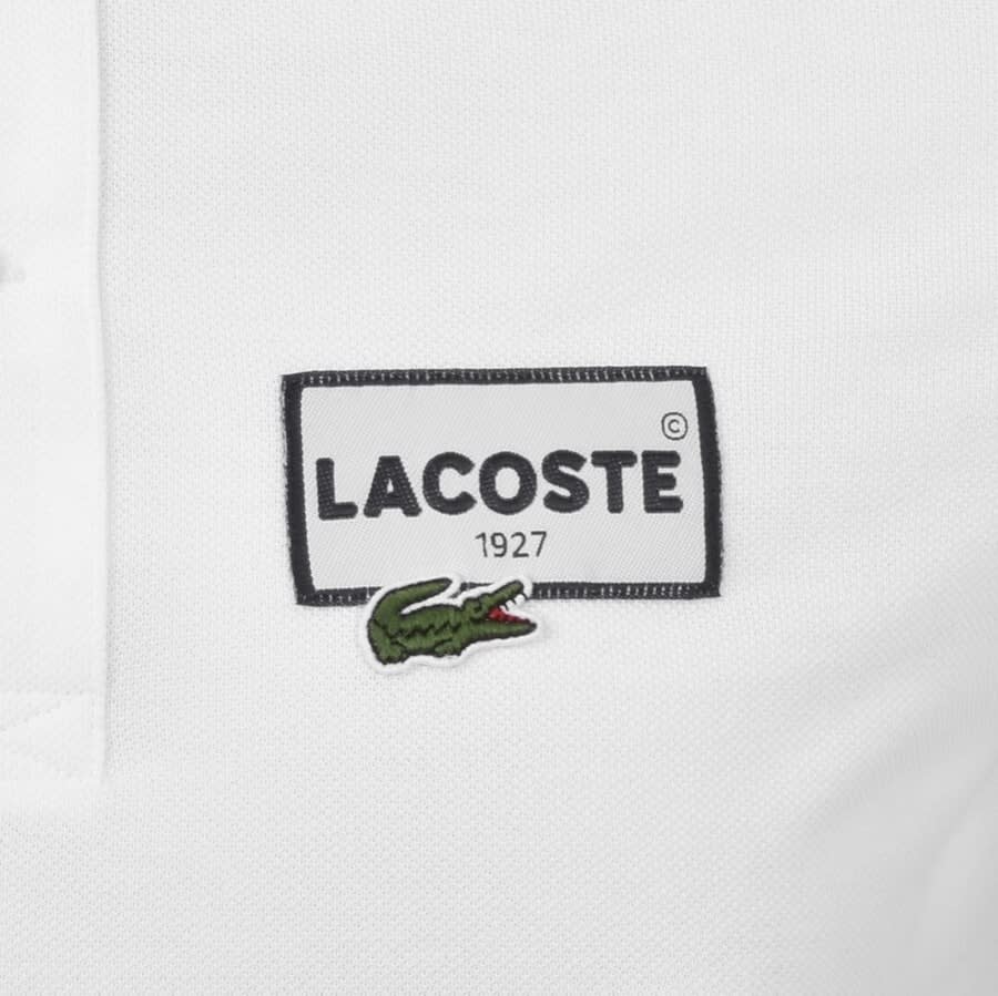 Alternative Image for ProductLacoste Short Sleeved Polo T Shirt White3