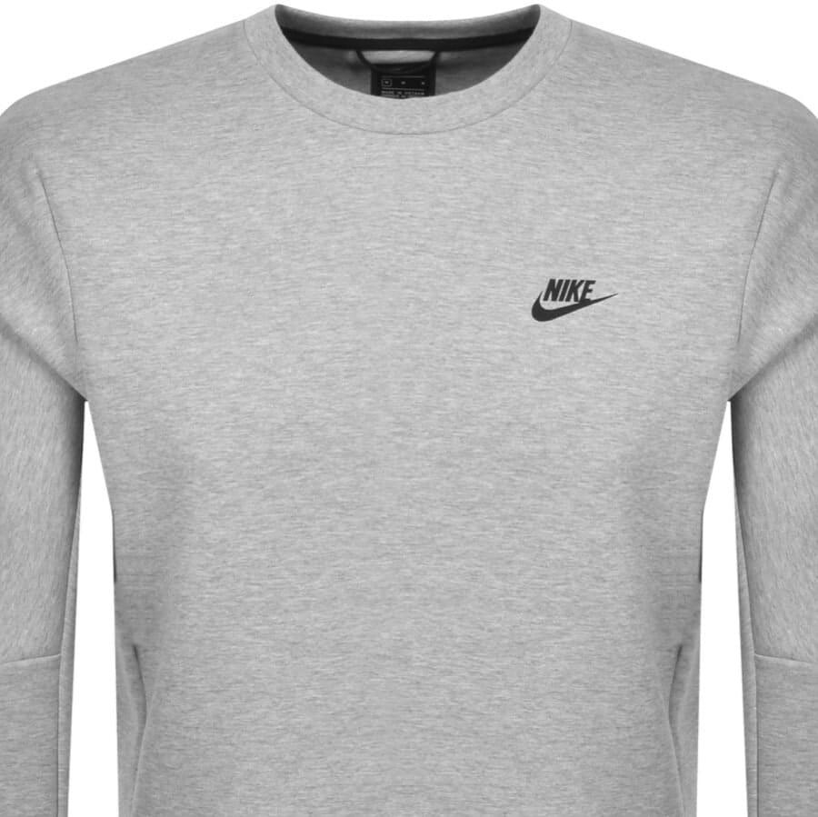 Alternative Image for ProductNike Crew Neck Tech Sweatshirt Grey2