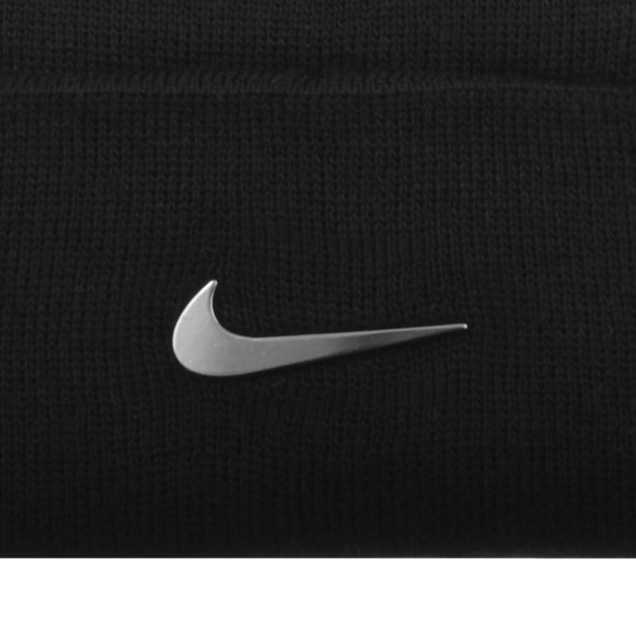 Alternative Image for ProductNike Cuffed Swoosh Beanie Hat Black3