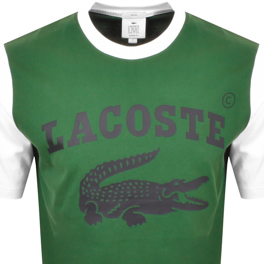 Alternative Image for ProductLacoste Live Crew Neck T Shirt Green2