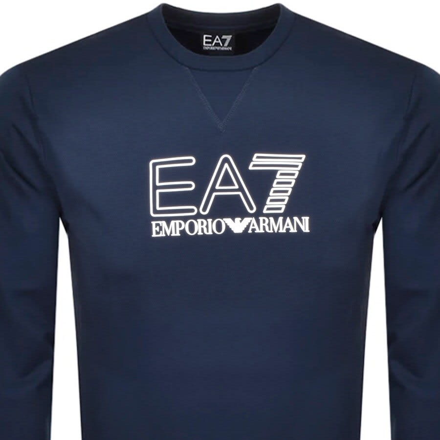 Alternative Image for ProductEA7 Emporio Armani Logo Sweatshirt Navy2
