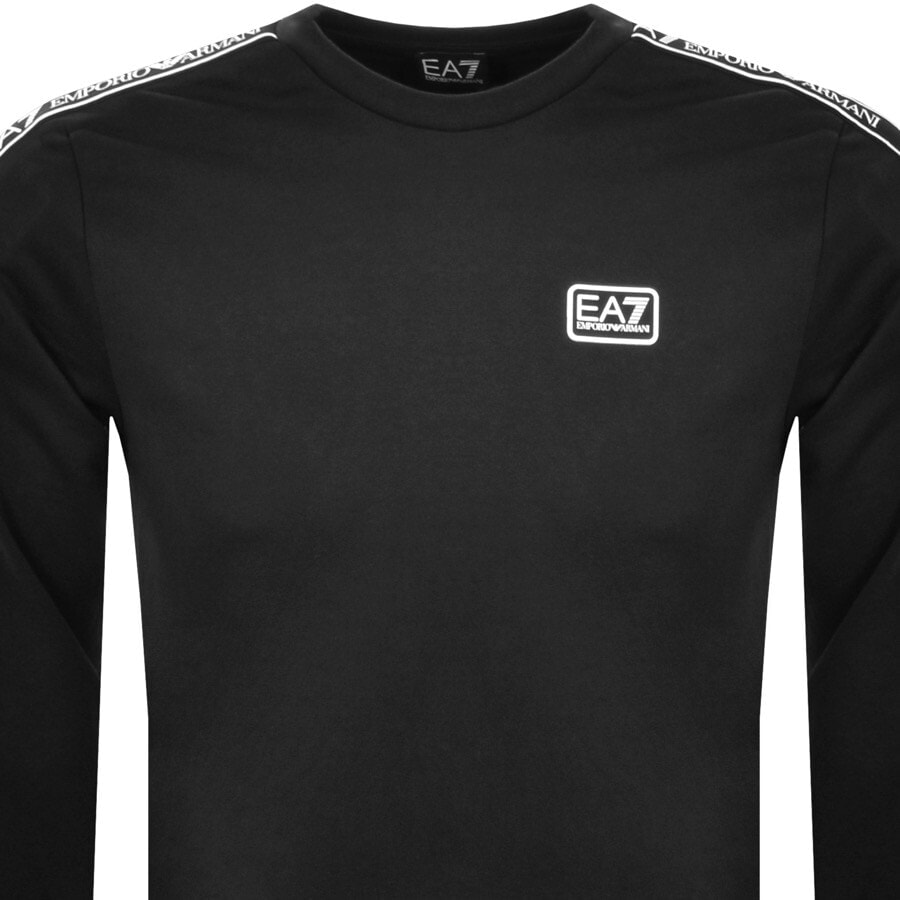 Alternative Image for ProductEA7 Emporio Armani Logo Sweatshirt Black2