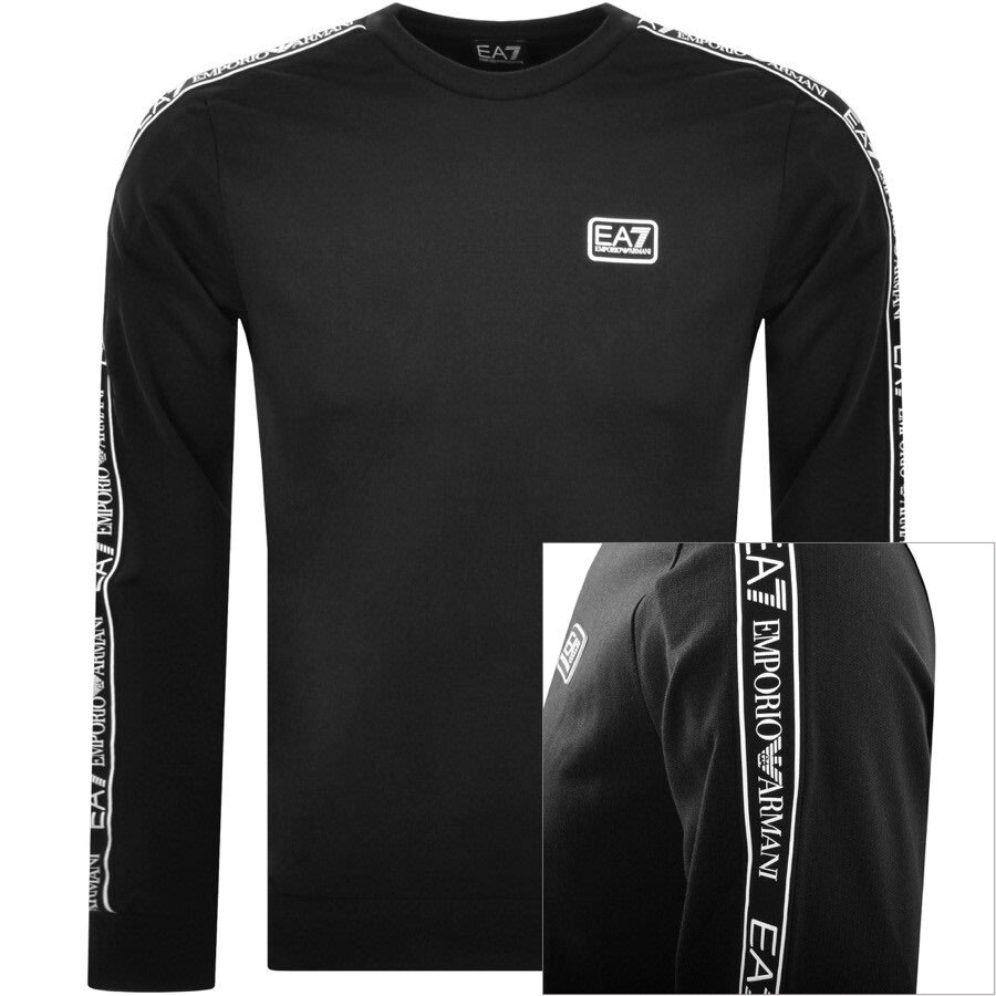 Alternative Image for ProductEA7 Emporio Armani Logo Sweatshirt Black1