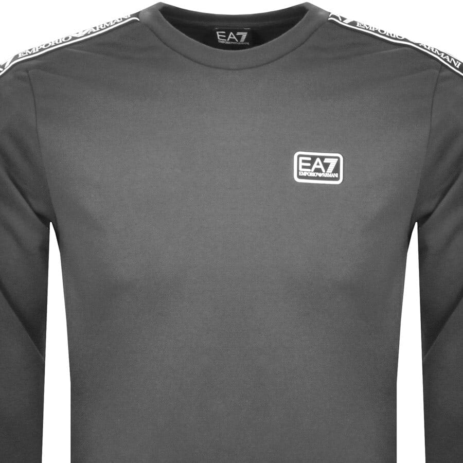 Alternative Image for ProductEA7 Emporio Armani Logo Sweatshirt Grey2