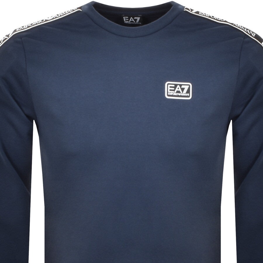 Alternative Image for ProductEA7 Emporio Armani Logo Sweatshirt Navy2