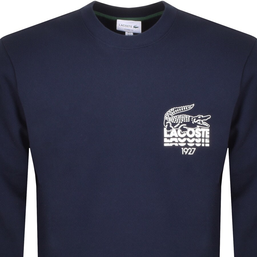 Alternative Image for ProductLacoste Crew Neck Sweatshirt Navy2
