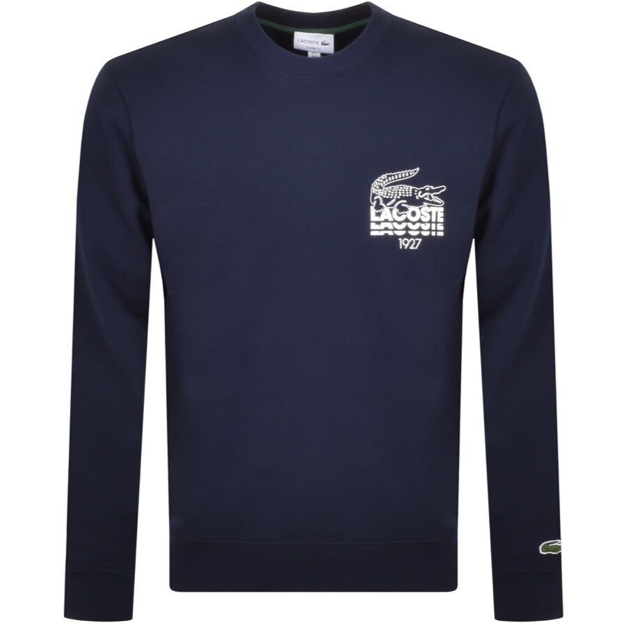 Alternative Image for ProductLacoste Crew Neck Sweatshirt Navy1