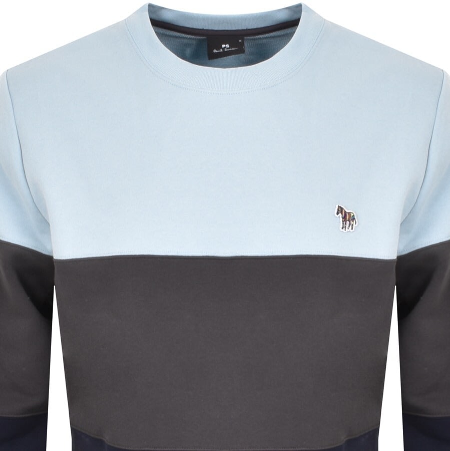 Alternative Image for ProductPS By Paul Smith Crew Neck Sweatshirt Blue2