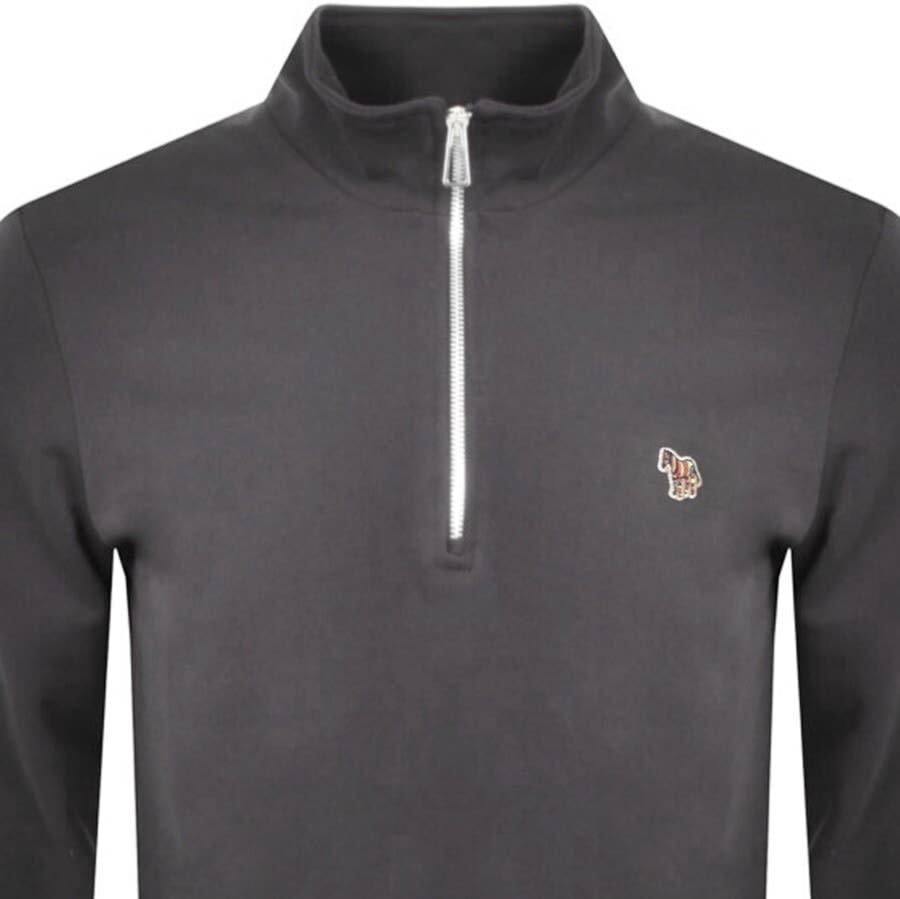 Alternative Image for ProductPS By Paul Smith Half Zip Sweatshirt Grey2
