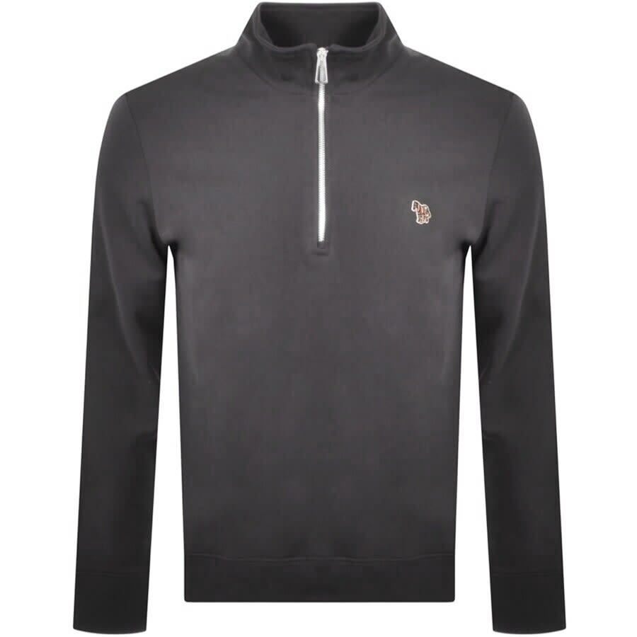 Alternative Image for ProductPS By Paul Smith Half Zip Sweatshirt Grey1