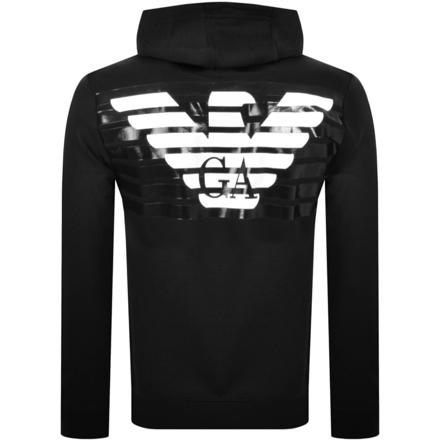 Alternative Image for ProductEA7 Emporio Armani Logo Hoodie Black3