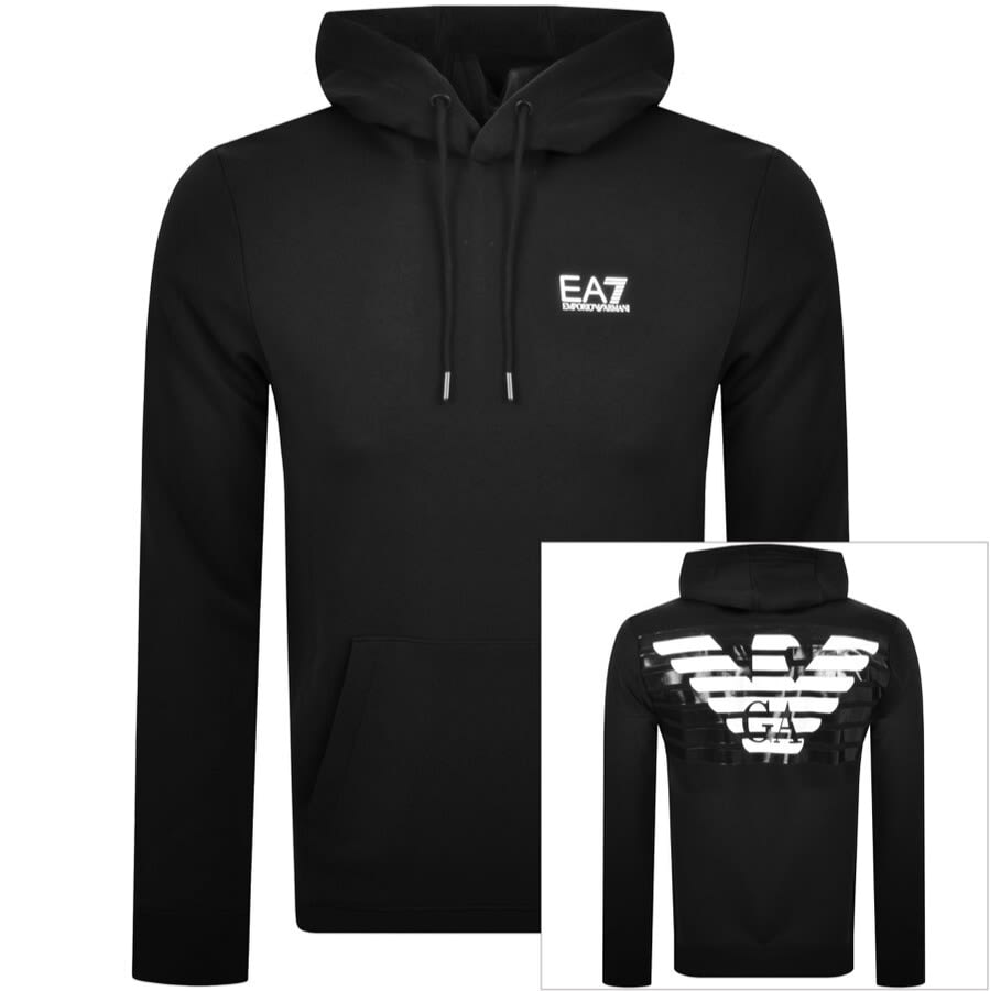 Alternative Image for ProductEA7 Emporio Armani Logo Hoodie Black1