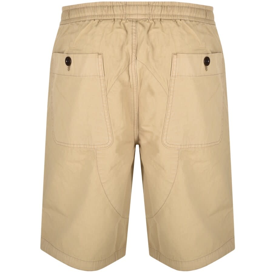 Alternative Image for ProductPretty Green Logo Casual Shorts Beige2