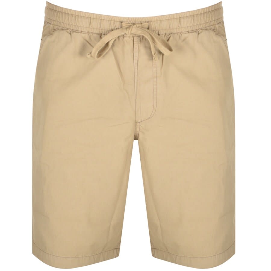 Alternative Image for ProductPretty Green Logo Casual Shorts Beige1