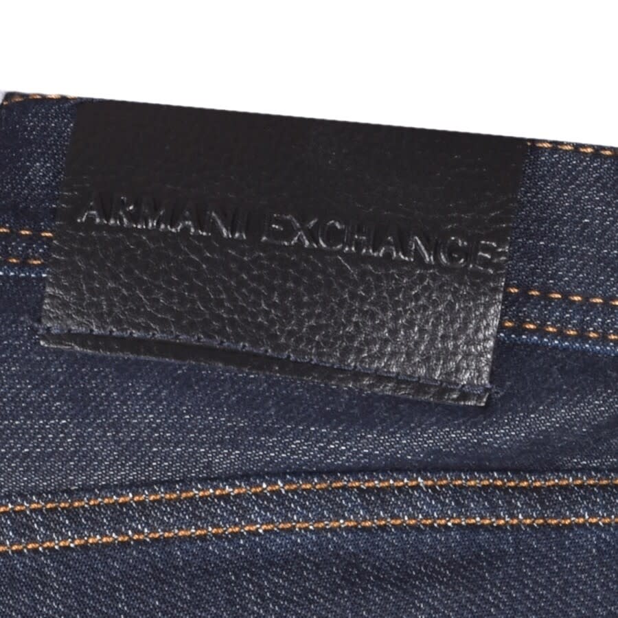Alternative Image for ProductArmani Exchange J13 Slim Fit Dark Wash Jeans Navy3