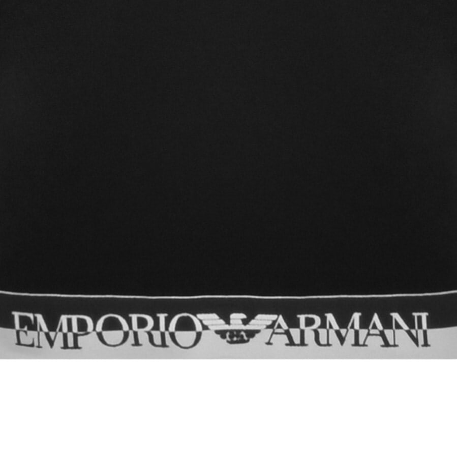 Alternative Image for ProductEmporio Armani Crew Neck Logo Sweatshirt Black3