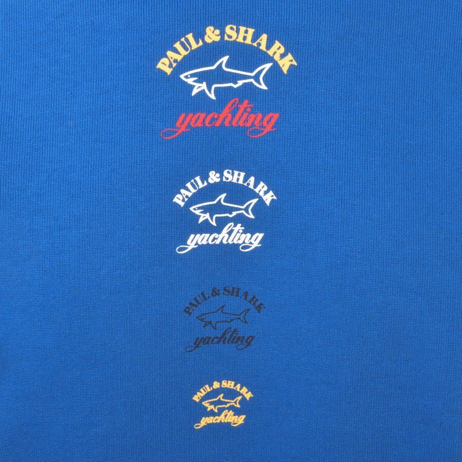 Alternative Image for ProductPaul And Shark Logo Hoodie Blue3