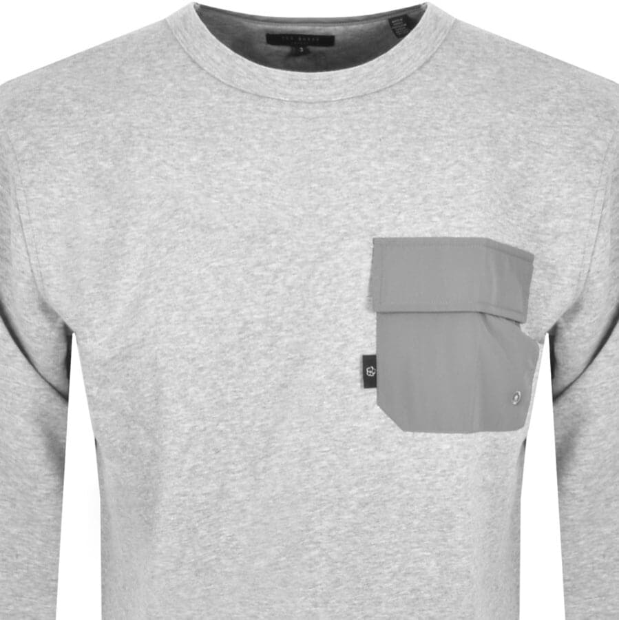 Alternative Image for ProductTed Baker Birchin Crew Neck Sweatshirt Grey2