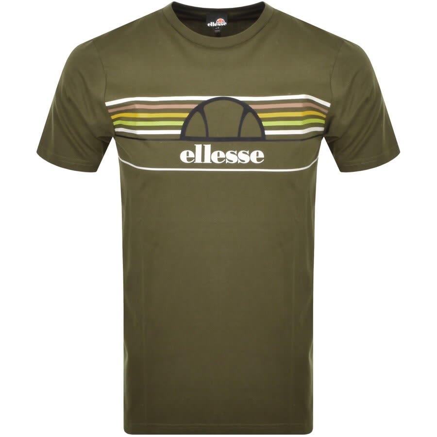Alternative Image for ProductEllesse Achtini Logo T Shirt Khaki1