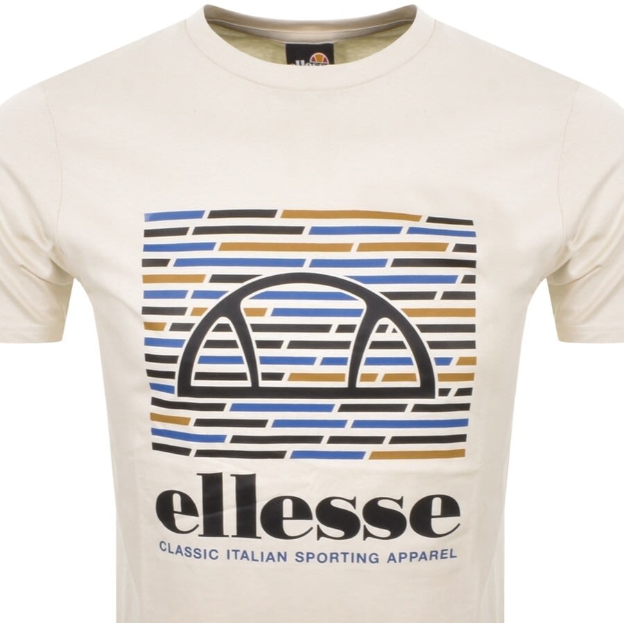 Alternative Image for ProductEllesse Viero Logo T Shirt Beige2