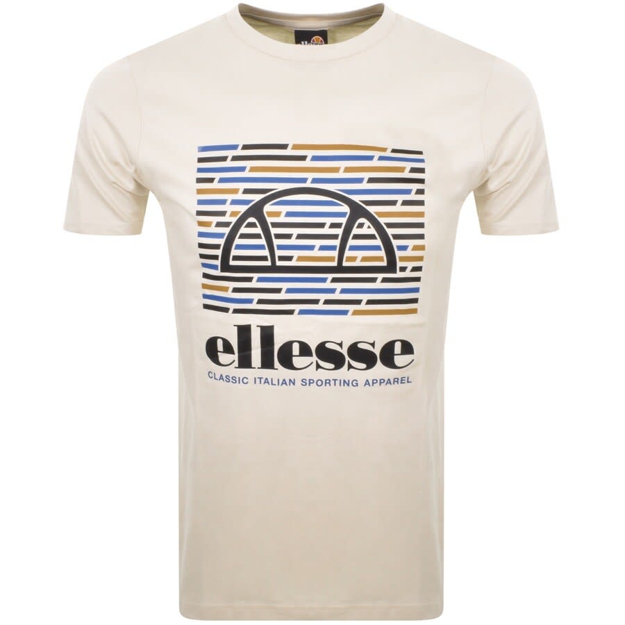 Alternative Image for ProductEllesse Viero Logo T Shirt Beige1