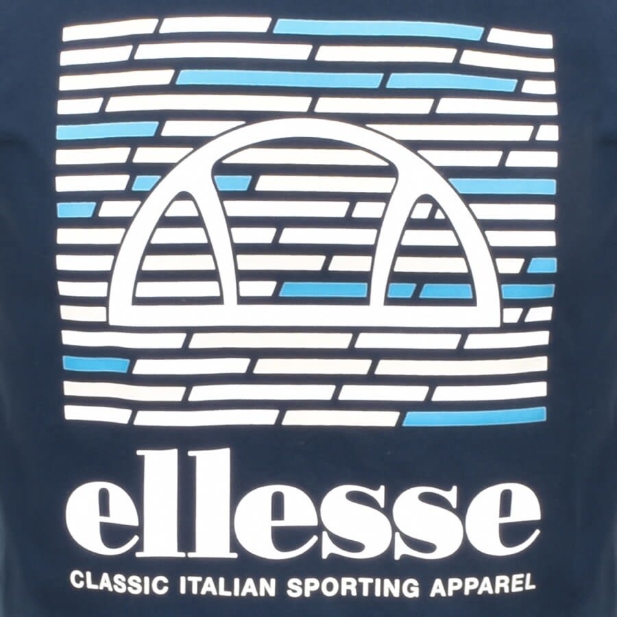 Alternative Image for ProductEllesse Viero Logo T Shirt Navy3