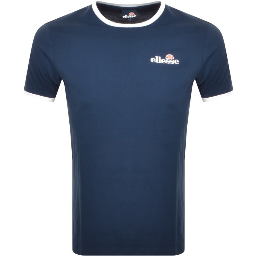 Alternative Image for ProductEllesse Meduno Logo T Shirt Navy1