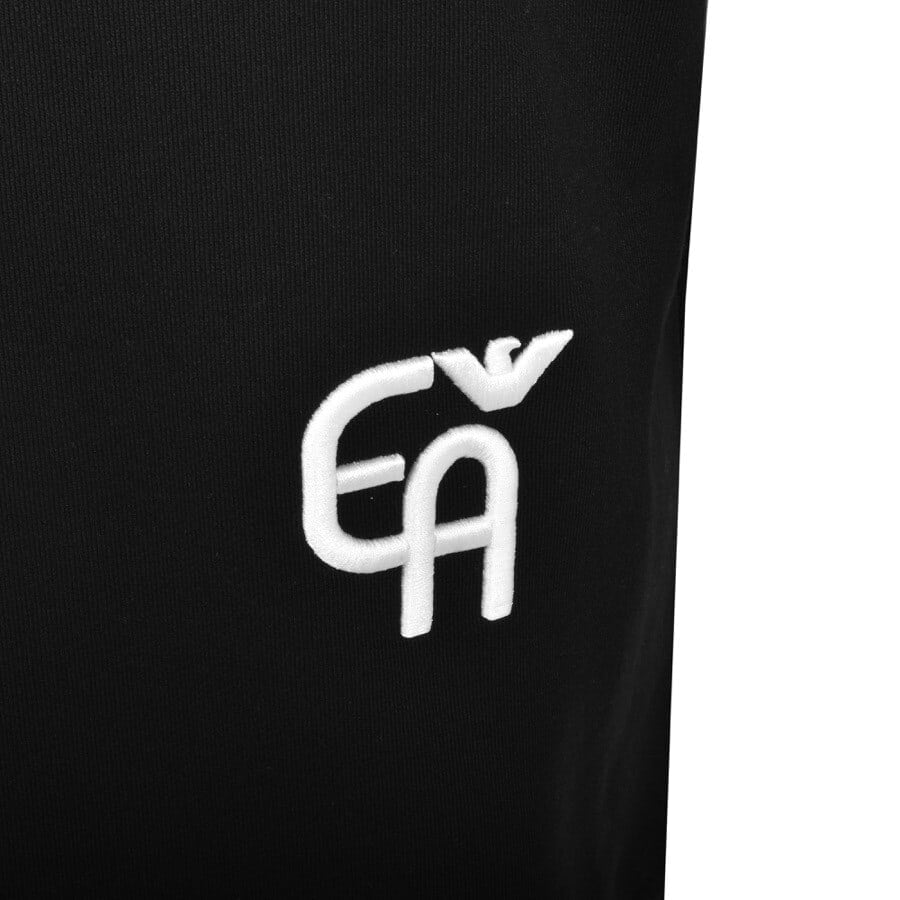 Alternative Image for ProductEmporio Armani Crew Neck Logo Sweatshirt Black3