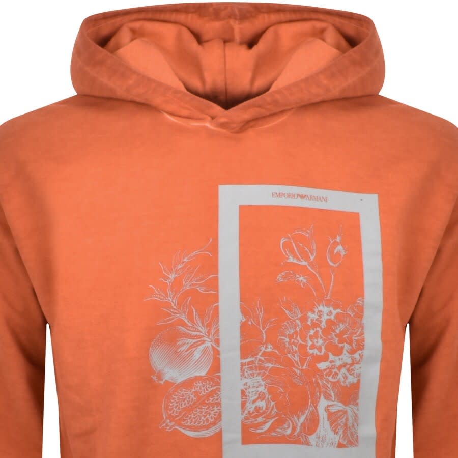 Alternative Image for ProductEmporio Armani Pullover Hoodie Orange2