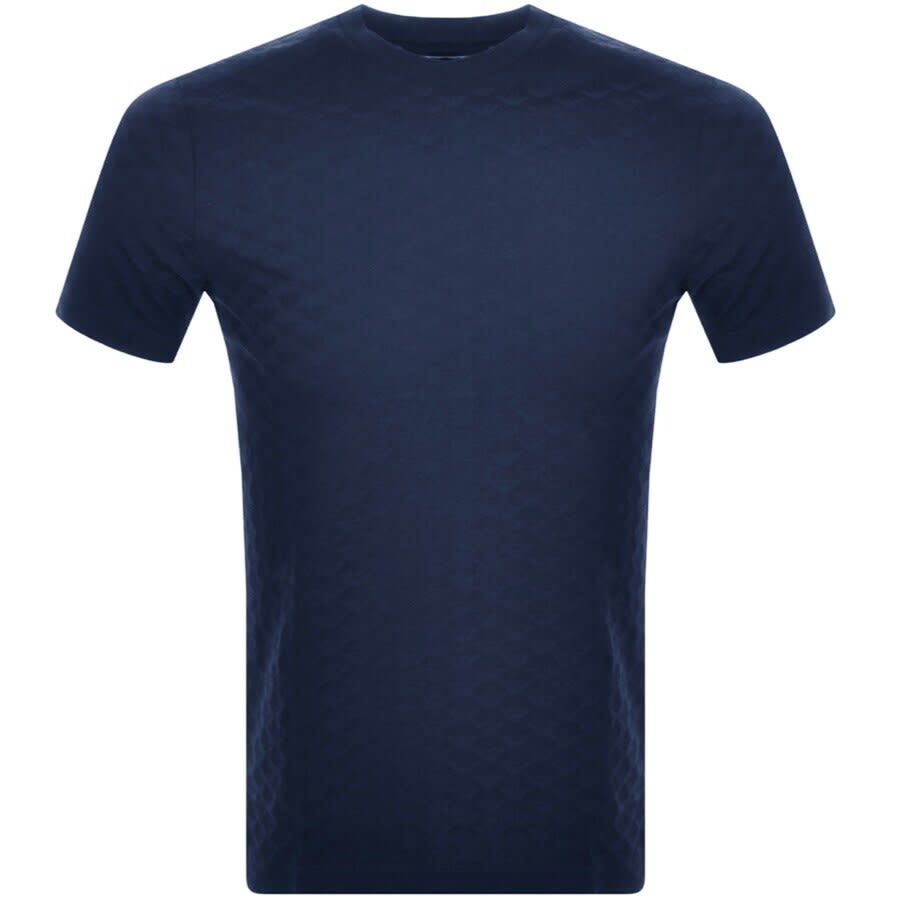 Alternative Image for ProductEmporio Armani Logo Short Sleeved T Shirt Blue1