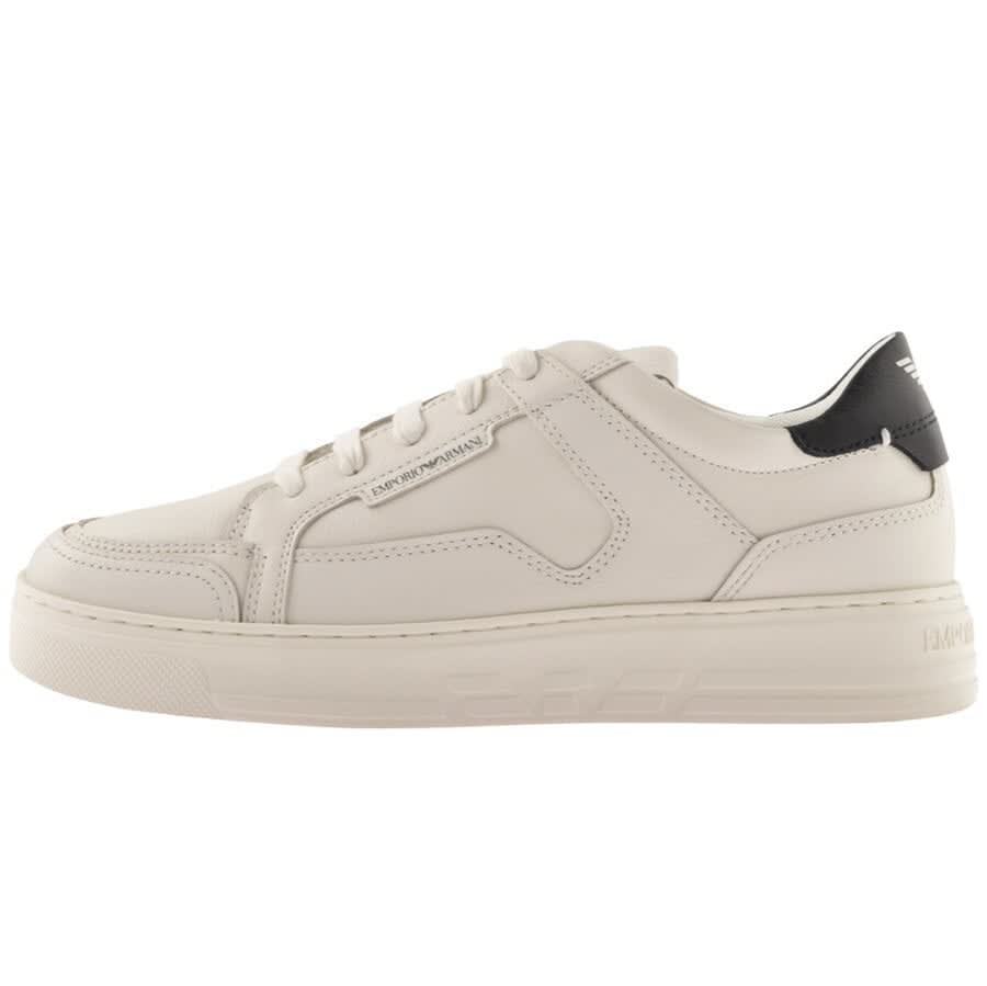 Alternative Image for ProductEmporio Armani Logo Trainers White1