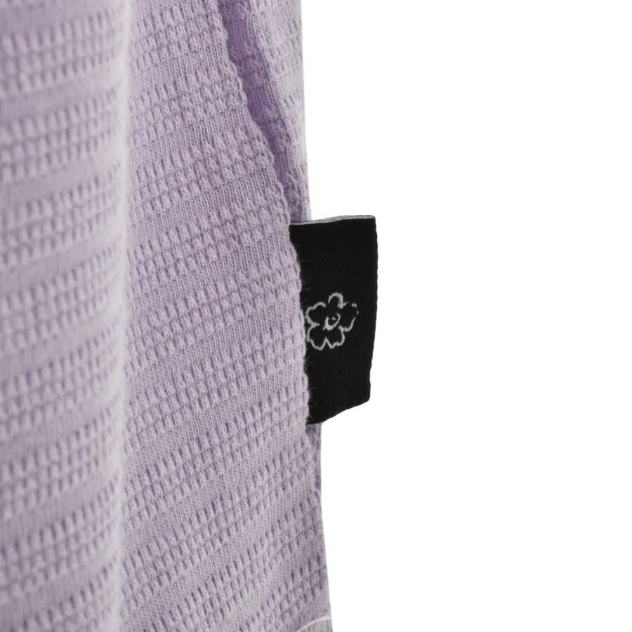 Alternative Image for ProductTed Baker Textured Zip Polo T Shirt Purple3