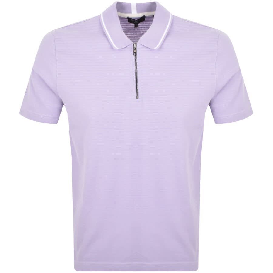 ted baker purple polo shirt