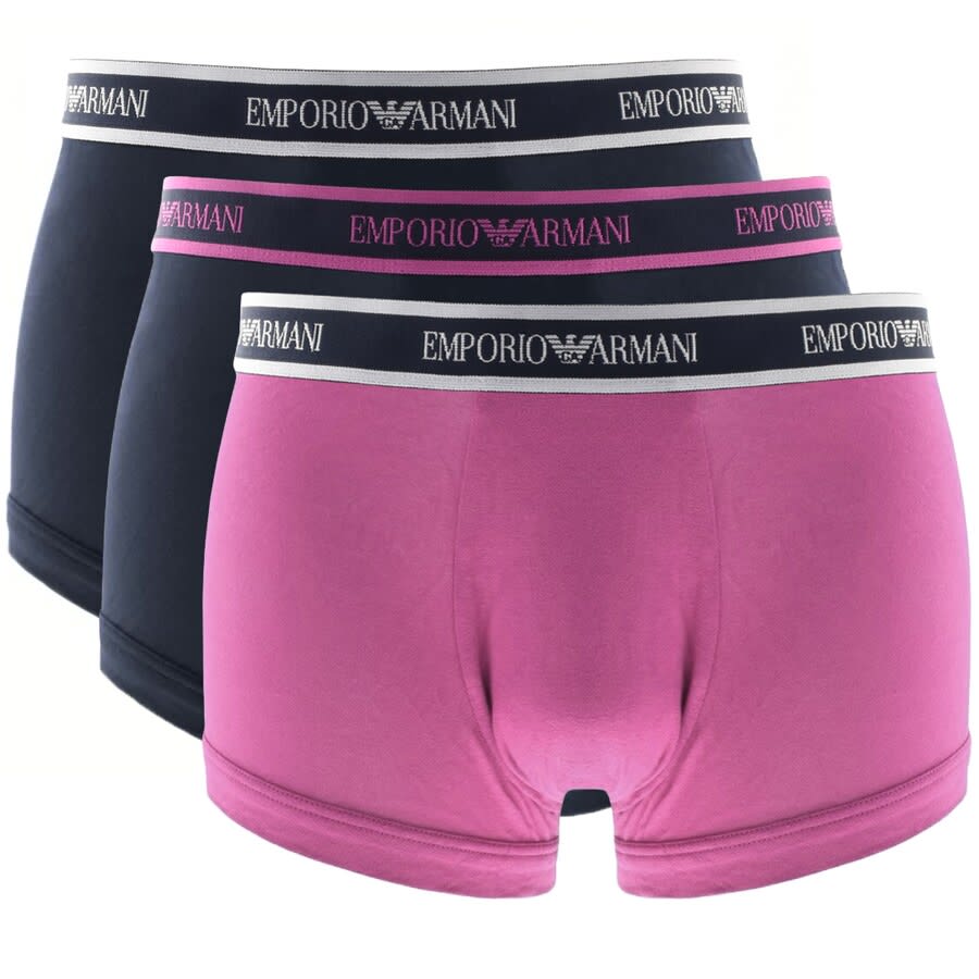 pink armani boxers