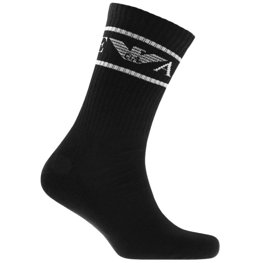 Alternative Image for ProductEmporio Armani 3 Pack Socks Black2