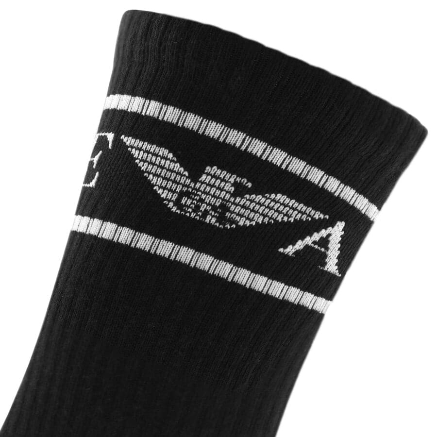 Alternative Image for ProductEmporio Armani 3 Pack Socks Black3
