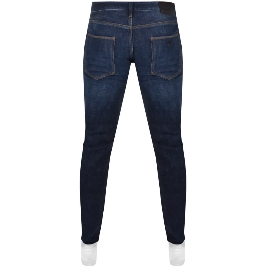 Alternative Image for ProductEmporio Armani J06 Slim Jeans Mid Wash Navy2