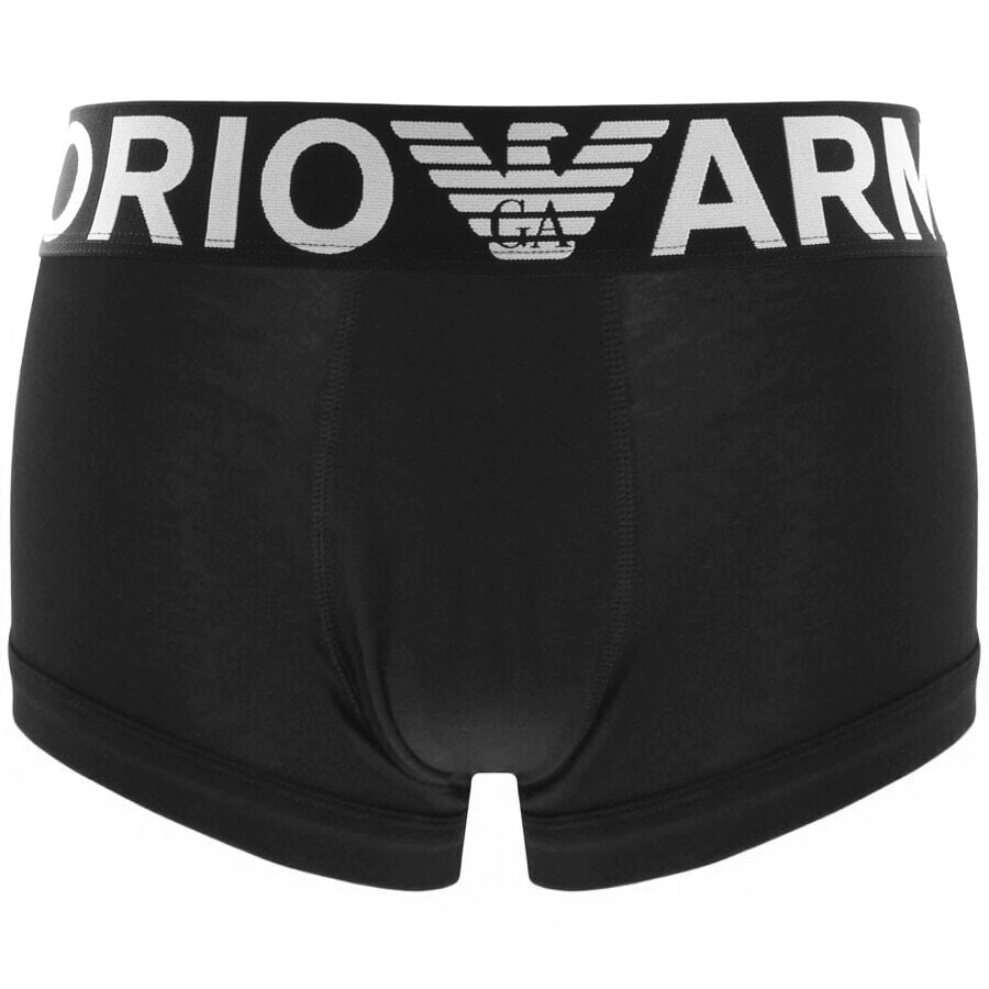 Alternative Image for ProductEmporio Armani Underwear Stretch Trunks Black1