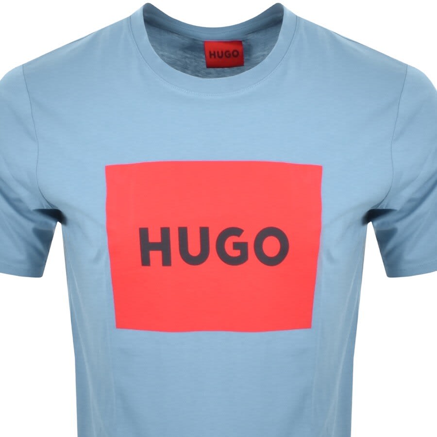 Alternative Image for ProductHUGO Dulive Crew Neck T Shirt Blue2