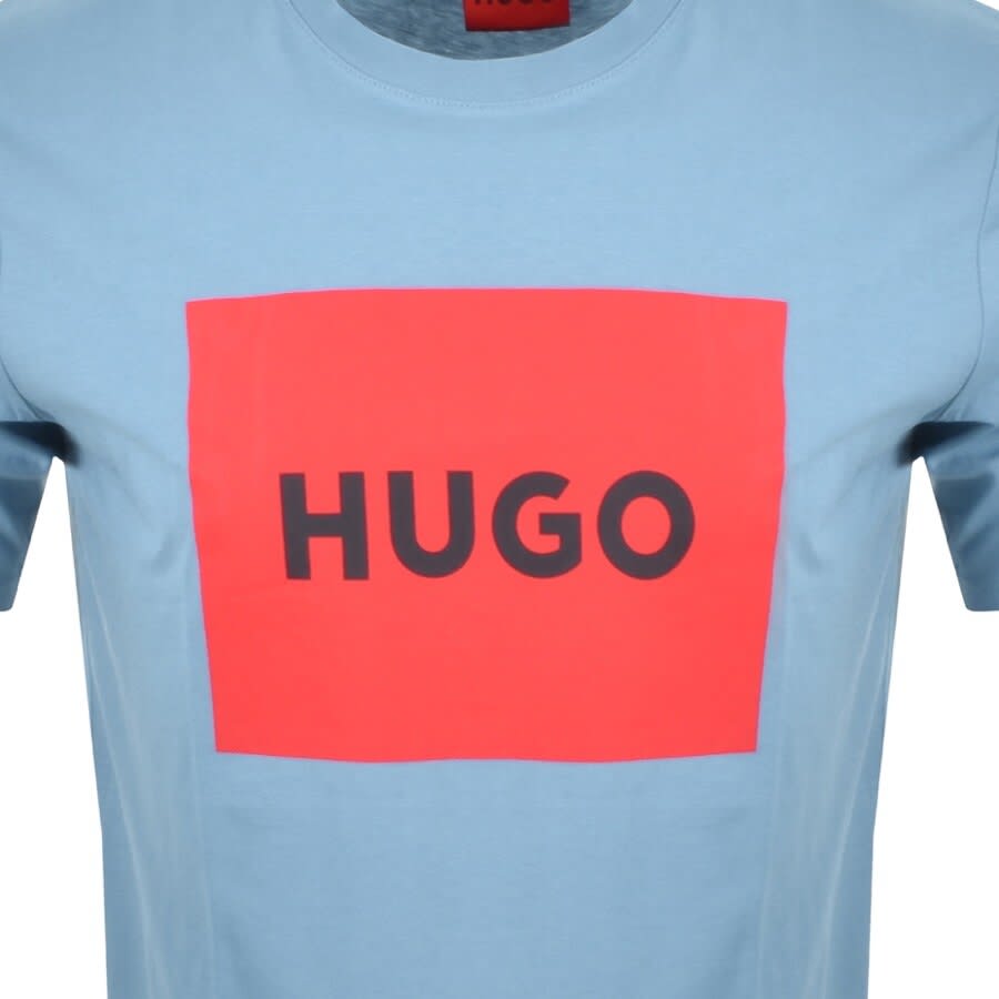 Alternative Image for ProductHUGO Dulive Crew Neck T Shirt Blue3