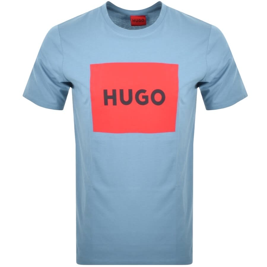 Alternative Image for ProductHUGO Dulive Crew Neck T Shirt Blue1