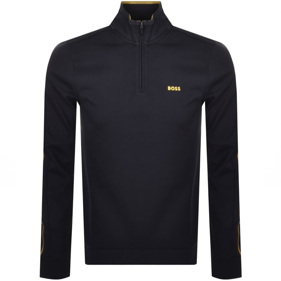 Alternative Image for ProductBOSS Sweat 1 Half Zip Sweatshirt Navy1