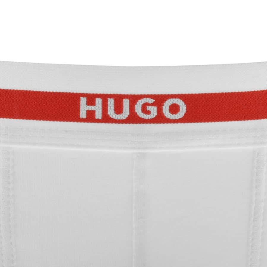 Alternative Image for ProductHUGO Double Pack Boxer Trunks White3